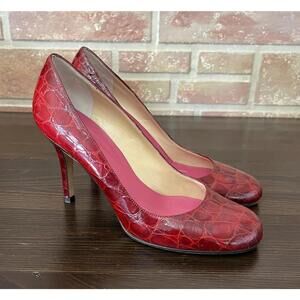 Kate Spade Red Patent Leather Slip-On Pumps Size 6